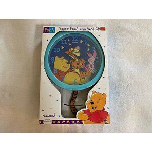*RARE* Vintage Winnie The Pooh Tigger Pendulum Clock SEALED!